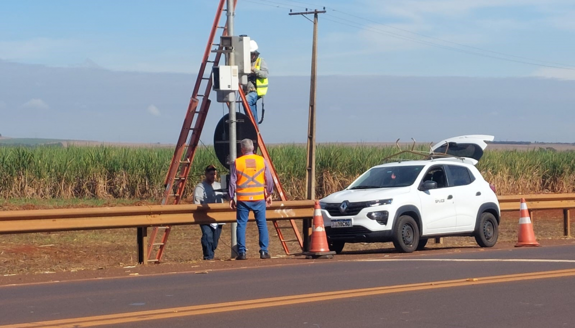 Em Miguelópolis, Ipem-SP verifica radar na rodovia SP-413